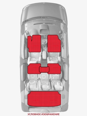 ЭВА коврики «Queen Lux» комплект для Citroen C4 VTS